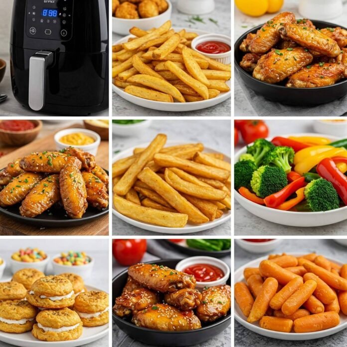 Air Fryer Recipe Collage