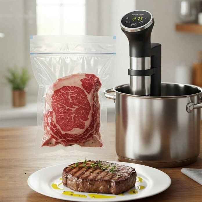 Sous Vide Steak Setup