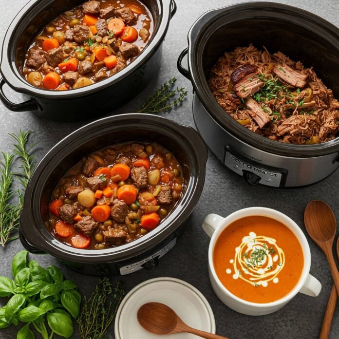 Assorted Slow Cooker Meals